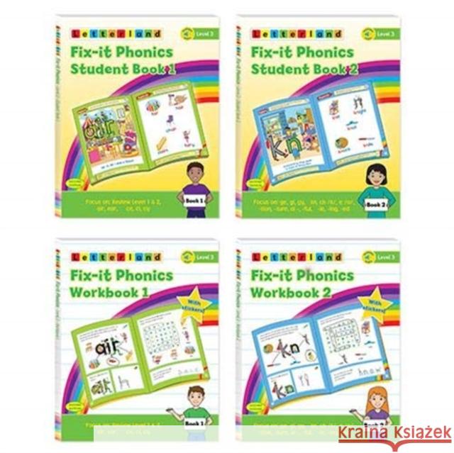 Fix-it Phonics - Level 3 - Student Pack (2nd Edition) Lisa Holt 9781782483694 Letterland International