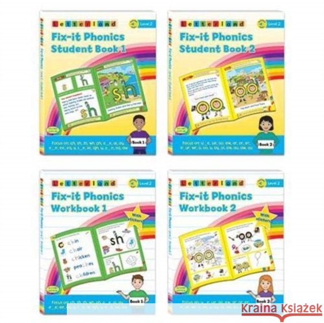 Fix-it Phonics - Level 2 - Student Pack  (2nd Edition) Lisa Holt 9781782483755