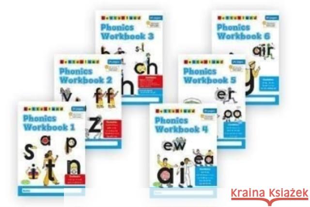 Phonics Workbooks (1-6) [2nd Edition] Lisa Holt 9781782485803