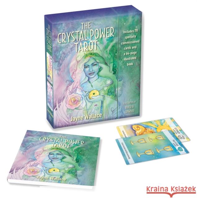 The Crystal Power Tarot: Includes a Full Deck of 78 Specially Commissioned Tarot Cards and a 64-Page Illustrated Book [With Book(s)] Jayne Wallace 9781782496960 Cico