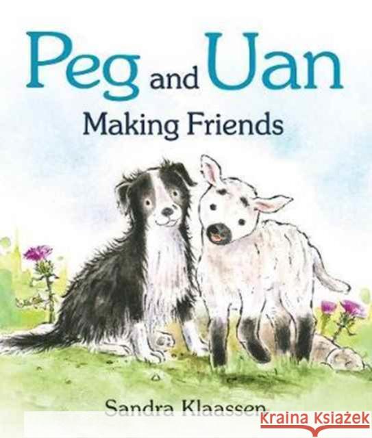 Peg and Uan: Meet a shy sheepdog puppy and a playful lamb Sandra Klaassen 9781782504412 Floris Books