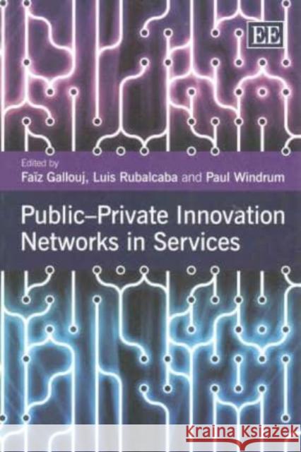 Public-Private Innovation Networks in Services Faiz Gallouj Luis Rubalcaba Paul Windrum 9781782545866