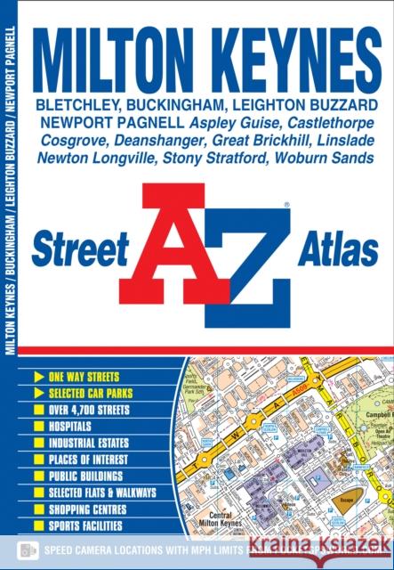 Milton Keynes A-Z Street Atlas A-Z Maps 9781782570202 HarperCollins Publishers