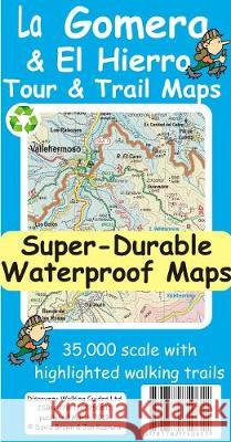 La Gomera and El Hierro Tour and Trail Maps David Brawn, Jan Kostura 9781782750611 Discovery Walking Guides Ltd