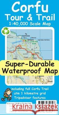 Corfu Tour & Trail Super-Durable Map David Brawn 9781782750628 Discovery Walking Guides Ltd