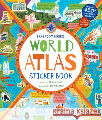 World Atlas Sticker Book  9781782858300 