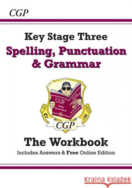 KS3 Spelling, Punctuation & Grammar Workbook (with answers) CGP Books 9781782941170 Coordination Group Publications Ltd (CGP)