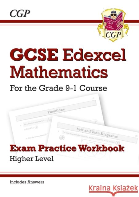 GCSE Maths Edexcel Exam Practice Workbook: Higher - includes Video Solutions and Answers CGP Books 9781782944034 Coordination Group Publications Ltd (CGP)