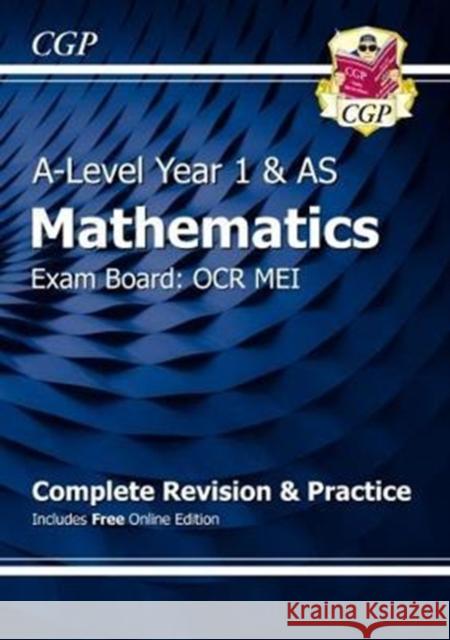 AS-Level Maths OCR MEI Complete Revision & Practice (with Online Edition) CGP Books 9781782948070 Coordination Group Publications Ltd (CGP)