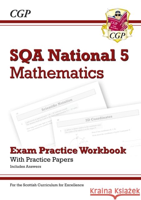 National 5 Maths: SQA Exam Practice Workbook - includes Answers CGP Books 9781782949442 Coordination Group Publications Ltd (CGP)