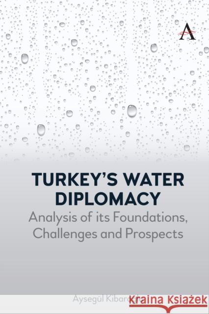 Turkey's Water Diplomacy: Analysis of Its Foundations, Challenges and Prospects Aysegul Kibaroglu 9781783088119 Anthem Press