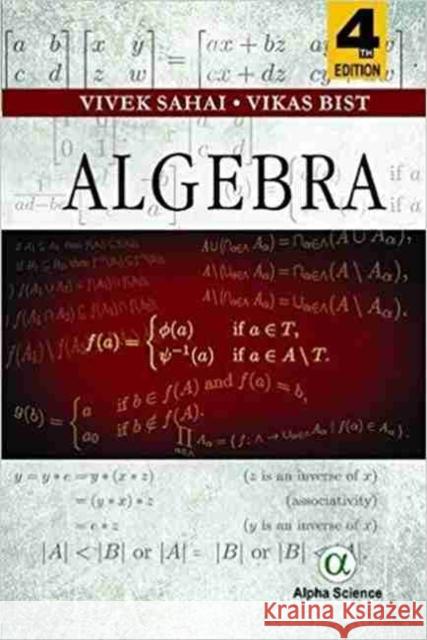 Algebra Vivek Sahai, Vikas Bist 9781783323784 Eurospan (JL)