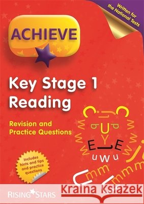 Achieve KS1 Reading Revision & Practice Questions   9781783395361 Rising Stars