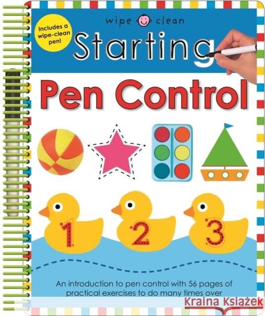 Starting Pen Control: Wipe Clean Spirals Roger Priddy 9781783412723 PRIDDY Books