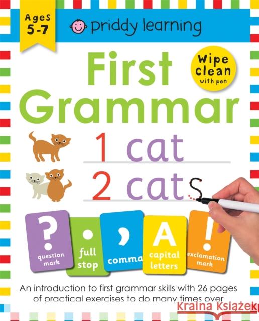 Wipe Clean Workbook First Grammar  PRIDDY ROGER 9781783415571