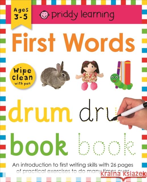 Wipe Clean Workbook: First Words Roger Priddy 9781783415977 Wipe Clean Workbooks
