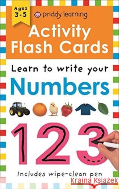 Activity Flash Cards Numbers Roger Priddy   9781783417773 Priddy Books