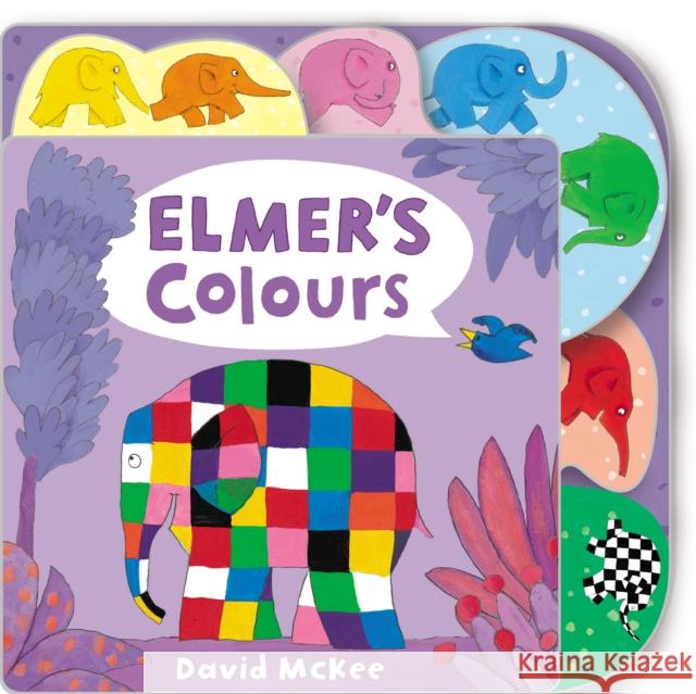 Elmer's Colours: Tabbed Board Book McKee David 9781783446094