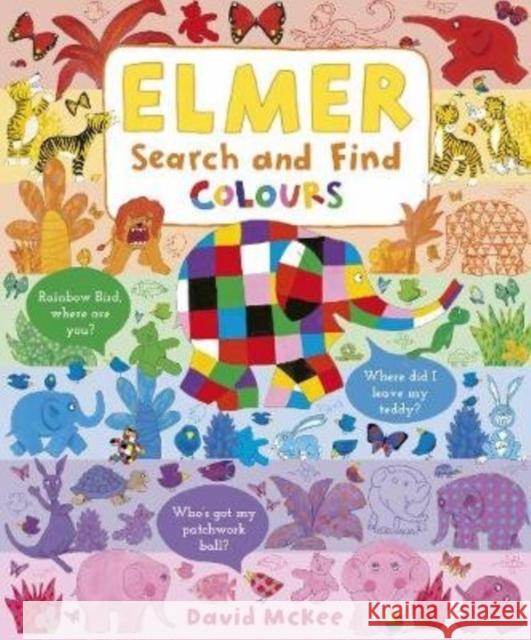 Elmer Search and Find Colours David McKee 9781783449743 Andersen Press Ltd