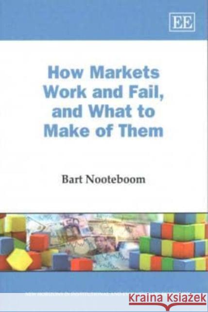 How Markets Work and Fail, and What to Make of Them Bart Nooteboom   9781783477579 Edward Elgar Publishing Ltd