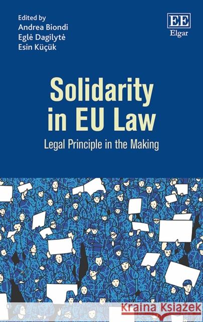 Solidarity in Eu Law: Legal Principle in the Making Andrea Biondi Egle Dagilyte Esin Kucuk 9781783477777 Edward Elgar Publishing Ltd