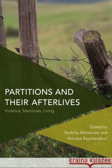 Partitions and Their Afterlives: Violence, Memories, Living Radhika Mohanram Anindya Raychaudhuri 9781783488384