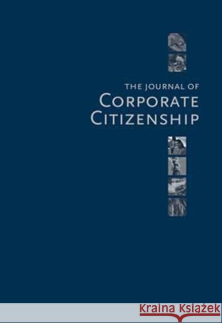 The United Nations Global Compact and the Encyclical Laudato Si: A Special Theme Issue of the Journal of Corporate Citizenship (Issue 64)    9781783533091 Greenleaf Publishing