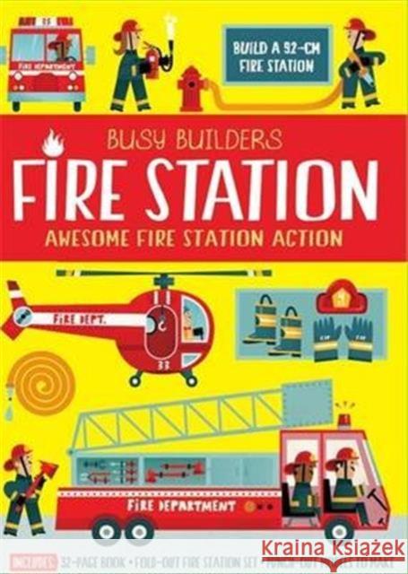 Busy Builders Fire Station Carles Ballesteros 9781783705887 Templar Publishing