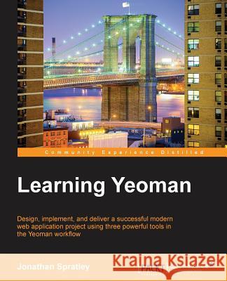Learning Yeoman Jonathan Spratley 9781783981380 Packt Publishing