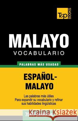 Vocabulario español-malayo - 7000 palabras más usadas Pogadaev, Victor 9781784002657 T&p Books