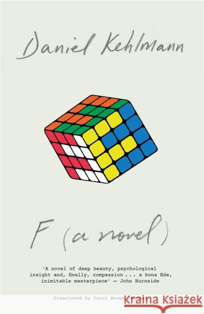 F: A Novel Daniel Kehlmann 9781784296230