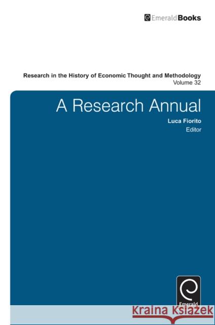 A Research Annual Luca Fiorito 9781784411541