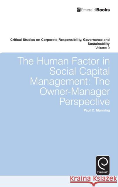 The Human Factor in Social Capital Management Paul C. Manning, William Sun 9781784415846