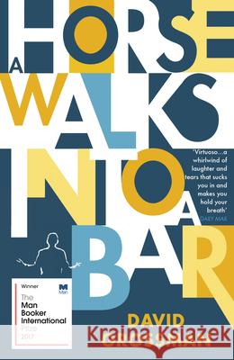 A Horse Walks into a Bar David Grossman 9781784704223