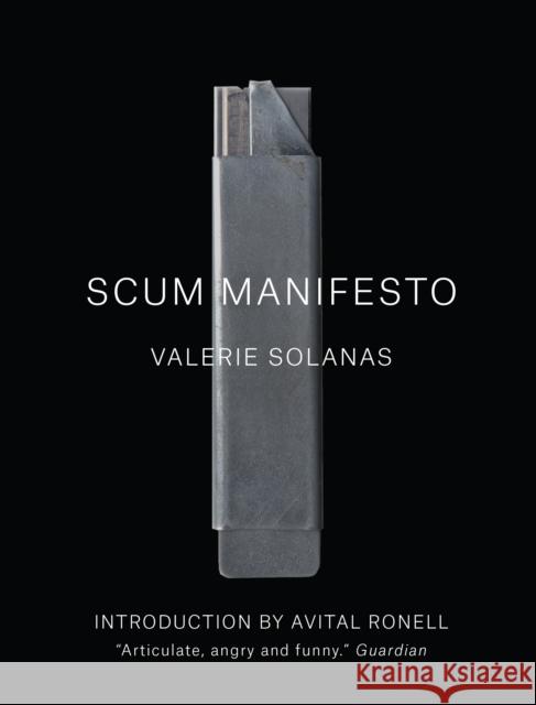 SCUM Manifesto Valerie Solanas 9781784784409 Verso Books