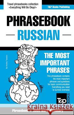 English-Russian phrasebook and 3000-word topical vocabulary Taranov, Andrey 9781784924232 T&p Books