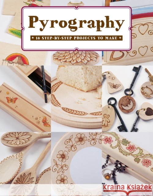 Pyrography: 18 Step-by-Step Projects to Make Bob Neill 9781784941611