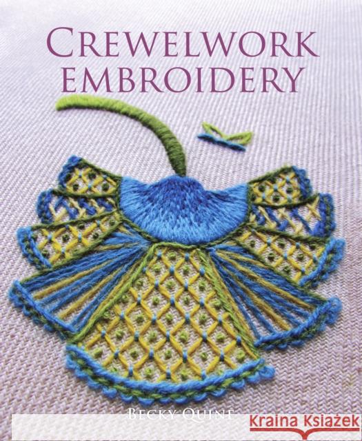 Crewelwork Embroidery Becky Quine 9781785005435 Crowood Press (UK)