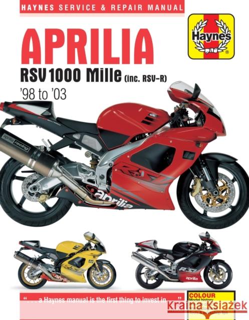 Aprilia RSV 1000 Mille (98 -03): 98-03  9781785212703 Haynes Publishing Group