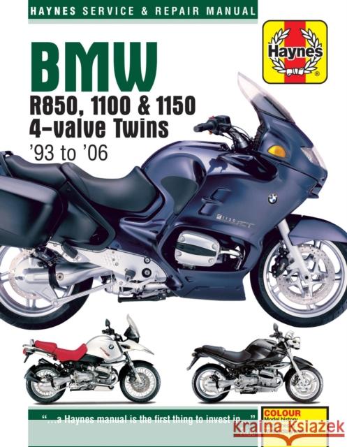 BMW R850, 1100 & 1150 4-valve Twins (93 - 06) Haynes Repair Manual Haynes Publishing 9781785212826 Haynes Publishing Group