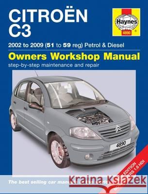 Citroen C3 Petrol & Diesel (02 - 09) Haynes Repair Manual Haynes Publishing 9781785212918 Haynes Publishing Group