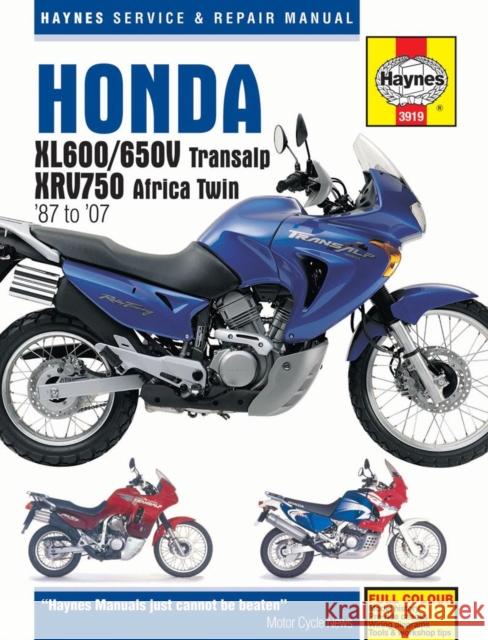 Honda XL600/650 Transalp & XRV750 Africa Twin (87 - 07) Matthew Coombs 9781785213113 Haynes Publishing Group