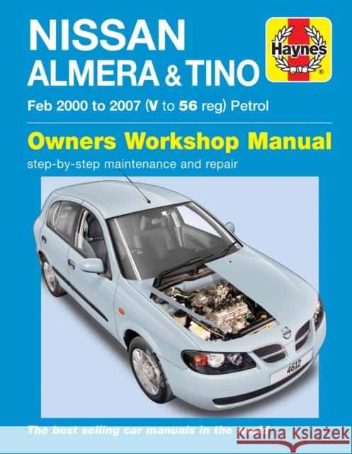 Nissan Almera & Tino Petrol (Feb 00 - 07) Haynes Repair Manual Haynes Publishing 9781785213366 Haynes Publishing Group