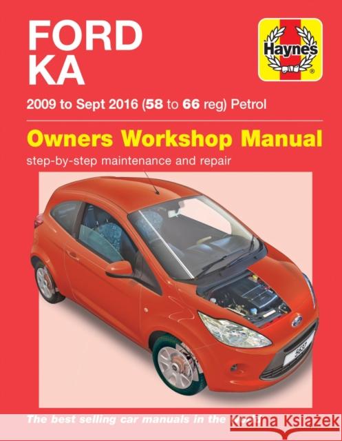 Ford Ka (09-Sept'16) 58 to 66 reg Mark Storey 9781785214691 Haynes Publishing Group