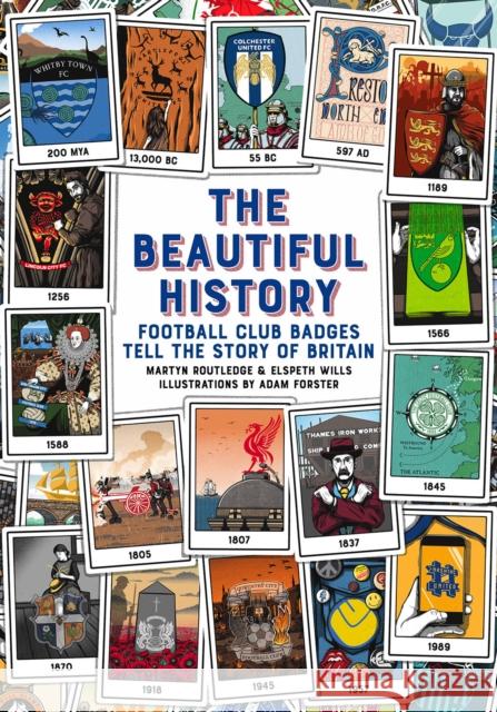 The Beautiful History: Football Club Badges Tell the Story of Britain Elspeth Wills 9781785317927