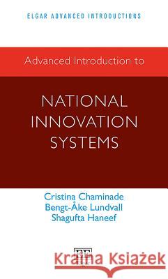 Advanced Introduction to National Innovation Systems Cristina Chaminade Bengt-Ake Lundvall Shagufta Haneef 9781785362033