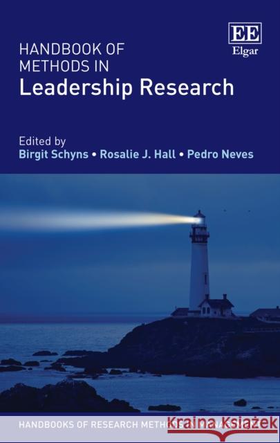 Handbook of Methods in Leadership Research Birgit Schyns   9781785367274