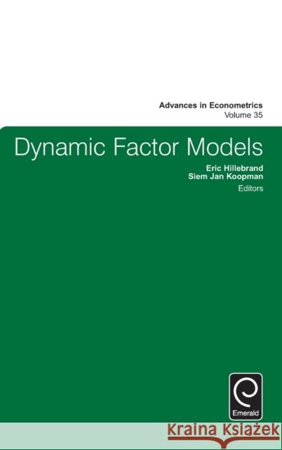 Dynamic Factor Models Siem Jan Koopman 9781785603532