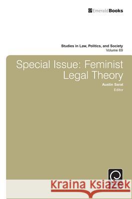 Special Issue: Feminist Legal Theory  9781785607837 Not Avail