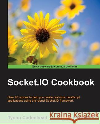 Socket.IO Cookbook Tyson Cadenhead 9781785880865 Packt Publishing